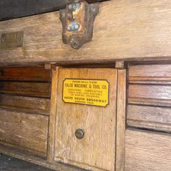 Vintage Tool Box and Shop supplies