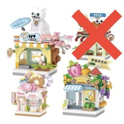 Mini Shop Building Block Sets– Lego Compatible Street View City Store $10 Each