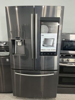๐คโจ SAMSUNG 3-DOOR SMART REFRIGERATOR โ BLACK STAINLESS STEEL! โจ๐ค