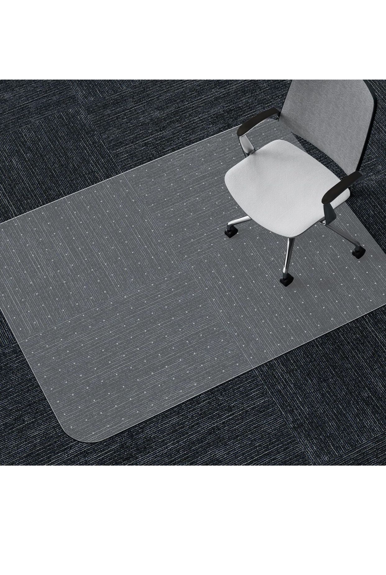 Office Chair Mat for Carpet, 30" x 48" with Non-Slip