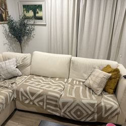 White Sectional 