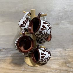 Mexican Engobe Coffee ☕️ Mugs, Pottery, Planters.