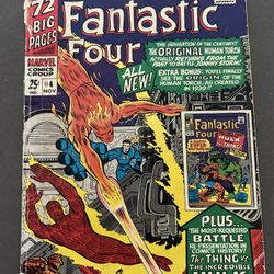 3 Issue Lot Of Fantastic Four King Size Special Annual 4 5 & 7 Marvel MCU Dr Doom Mole Man Original Human Torch Hulki