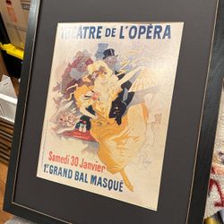 Vintage Opera Framed Poster (no Glass)