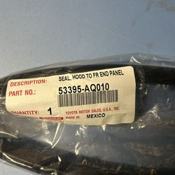 2024-2026 Toyota Camry To Front End Panel Upper Bumper Seal Hood 53395-AQ010 OEM