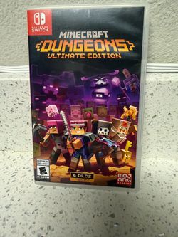 Minecraft dungeons ultimate edition Nintendo switch game