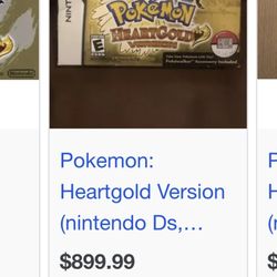 Brand New Never Played Pokémon Heart gold Versión 