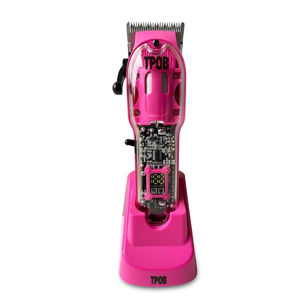 π TPOB Slime 2 Candy Edition Barber Hair Clippers with Matte Pink Case