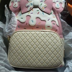 Disney Minnie Ice Cream Loungefly Brand New