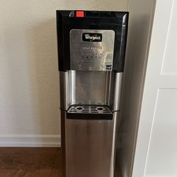 Whirlpool Stainless Steel Bottom-Load Water Cooler – Self-Cleaning