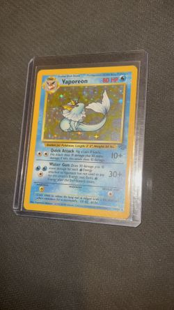 Pokemon Cards Jungle Vaporeon 