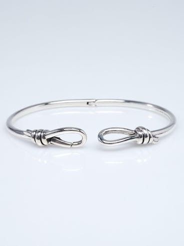 Tiffany & Co.
Sterling Silver Paloma Picasso Knot Hinged Bangle Bracelet