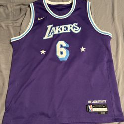 Los Angeles Lakers Lebron James City Edition Jersey