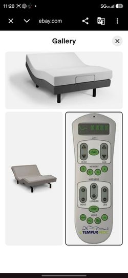TEMPUR-Pedic TEMPUR-Ergo Premier Queen Adjustable Base and Mattress