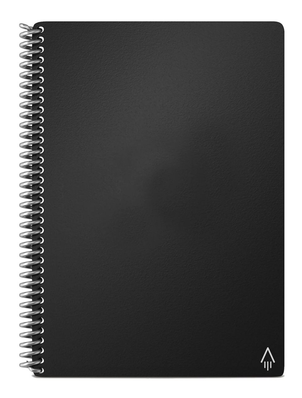 Rocketbook note smart reusable spiral notebook, dot grid and lined, 36 pages, 5”x7”, black