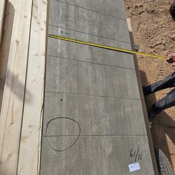 Modern Gray Interior Door Slab – 36” x 80” – Paint Ready