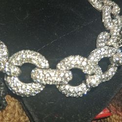 Pave Infinity Link Necklace