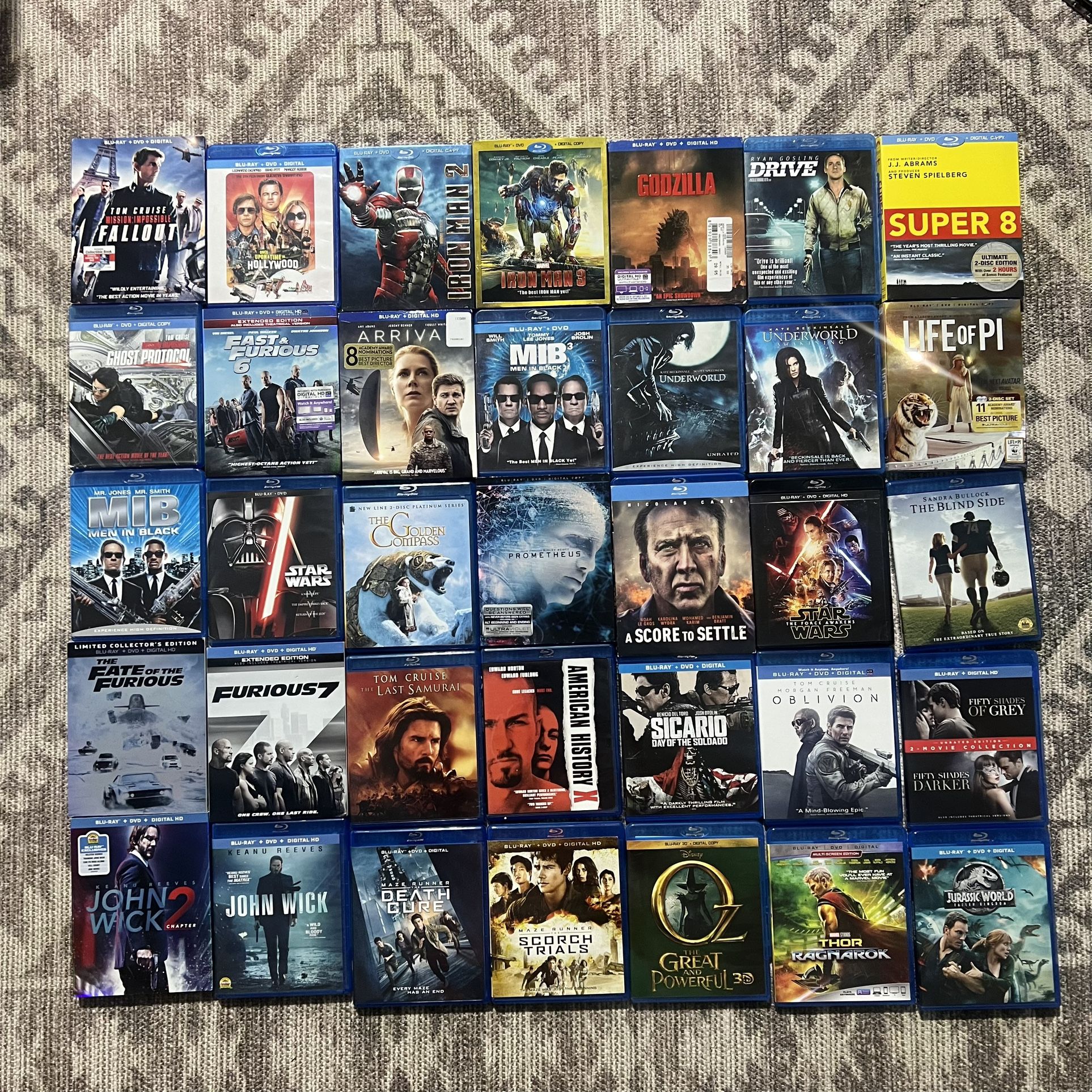 Lots of Blu-Ray Movies