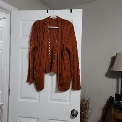 Burnt Orange Cardigan