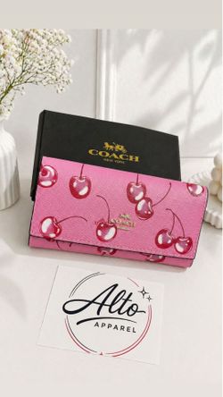 Coach Pink Cherry Wallet
