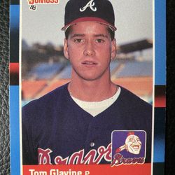 Tom Glavine 1988 Donruss Baseball #644 ROOKIE CARD! 