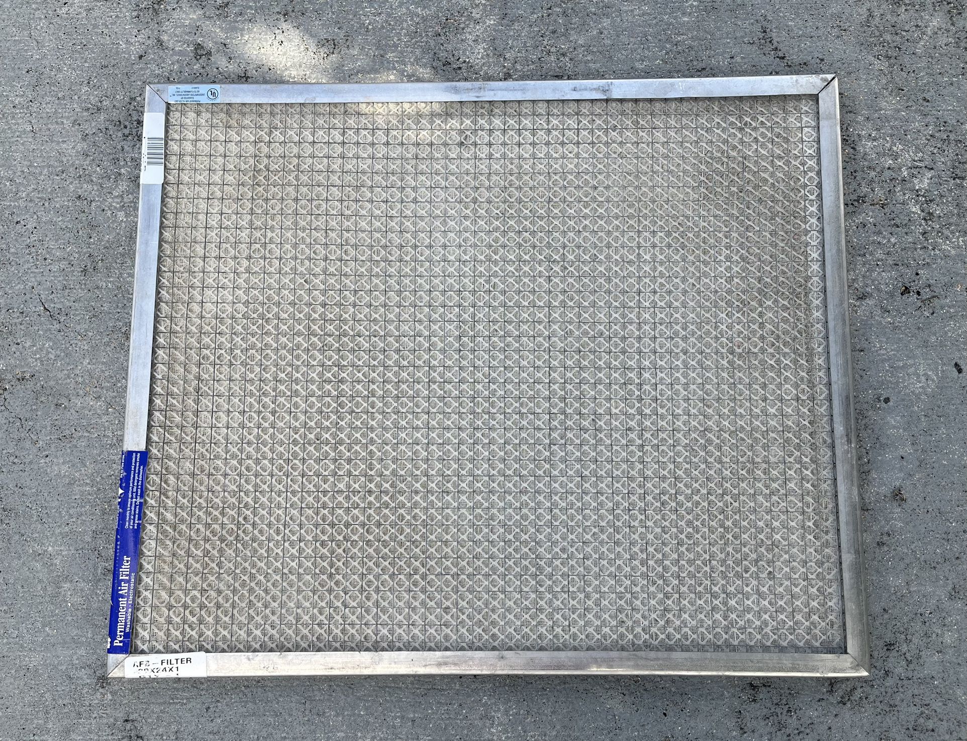 20 x 24 X 1 Reusable Washable Permanent AC A/C Air Filter for Air Conditioner Handler