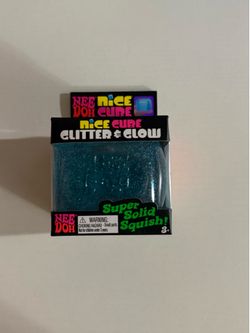 Needoh Nice Cube Blue Glitter