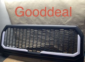 YY17 For 2015 to 2017 Ford F150 Badgeless Honeycomb Mesh LED Grill Grille