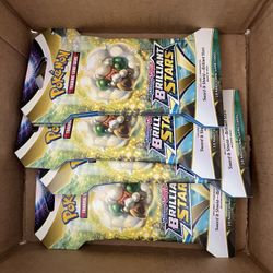Pokemon TCG: Sword & Shield-Brilliant Stars Sleeved Booster Pack (10 Cards)