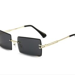 Black Rimless Glasses 