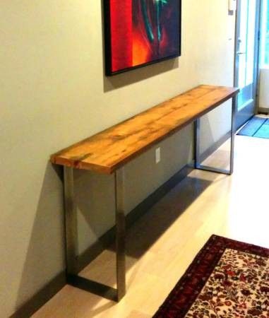 Custom built Console Table by Plank & Grain