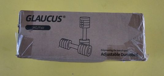 GLAUCUS Adjustable Weight Dumbbells