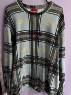 Supreme plaid Crewneck XL