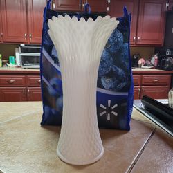 Westmoreland Swung Milk Glass Vase 
