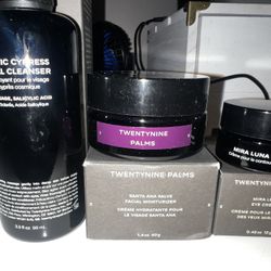 Eye Cream , moisturizer, and cleanser, retails over 200