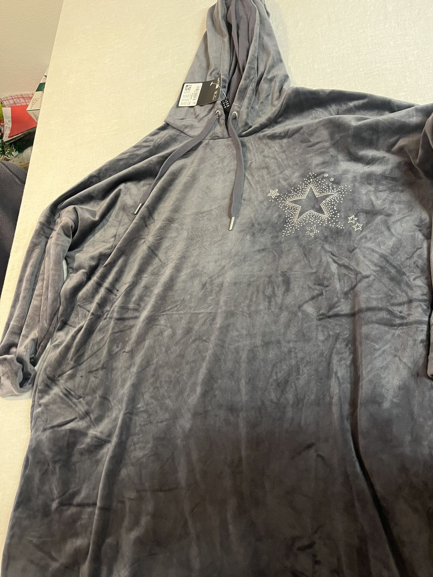 Soft Plush Blanket Sweater -new