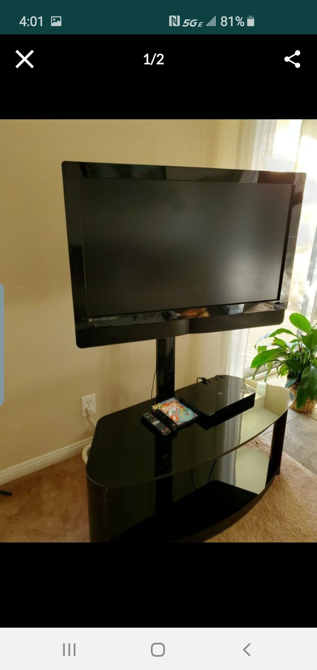 Vizio tv and stand