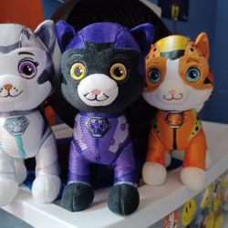 3 Paw Patrol Plush Cats