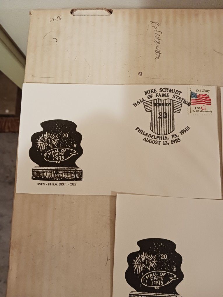 Mike Schmidt Stamped Envelope