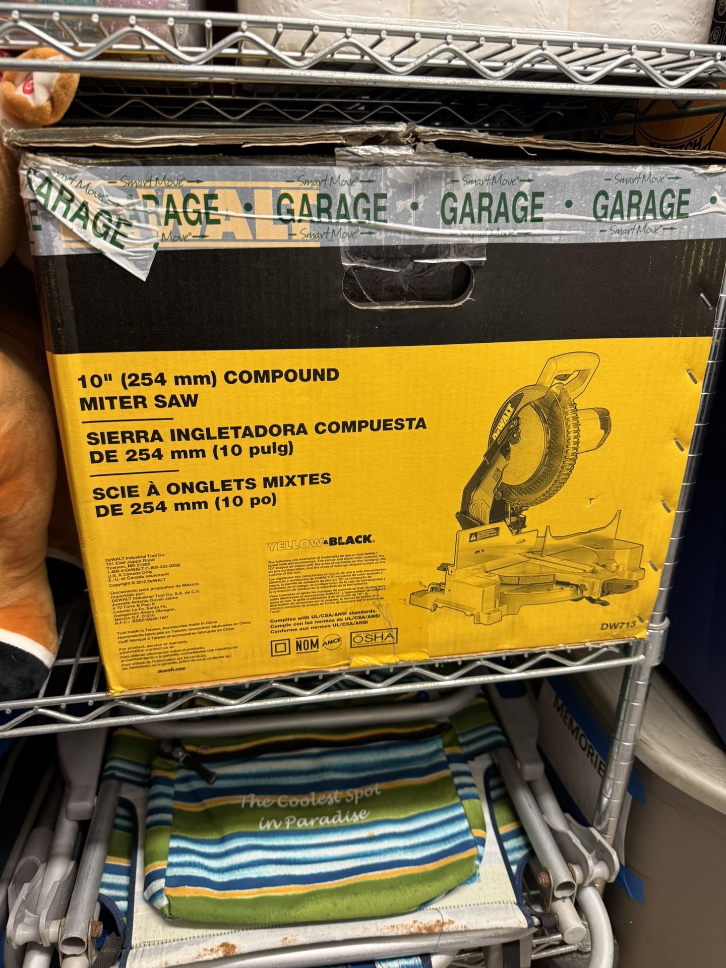 Dewalt 10” Compound Miter Saw