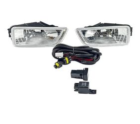 Front Halogen Fog Light Kit for 2003-2007 Hond.a Accord 7th Gen, Includes Daytime Running Lights & Bumper Fog Lamps