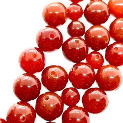 Lot Of Carnelian Beads 