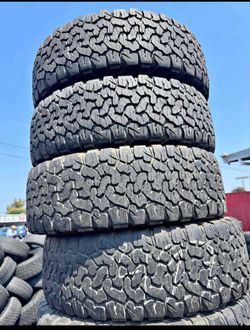 275 65 R 18 vendo llantas usadas Marca Bfgoorich ko2