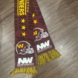 Washington Commanders Scarf with Fringe