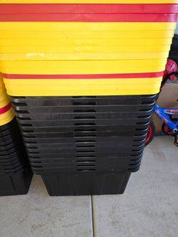 $5 each 27G Storage bins with lids