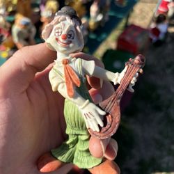 Collectors Glass Musical Clown