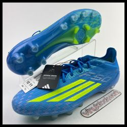 Adidas F50 Elite AG Men’s Size 10 Soccer Cleats Lucid Ray Blue JR6463