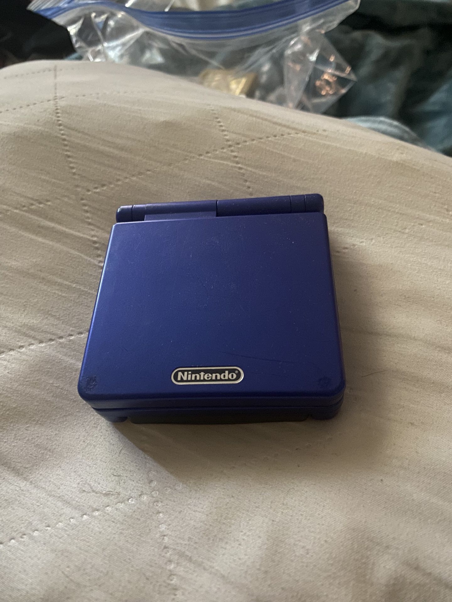 Game Boy Advance W/ Charger And Two Games.