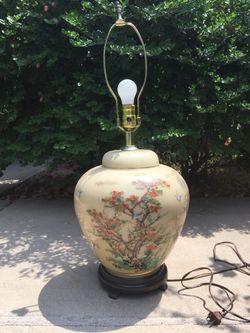 Vintage Asian lamp