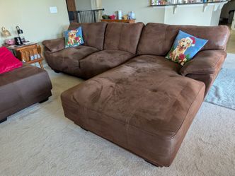 Ashley Chaise Lounge Sofa and Loveseat